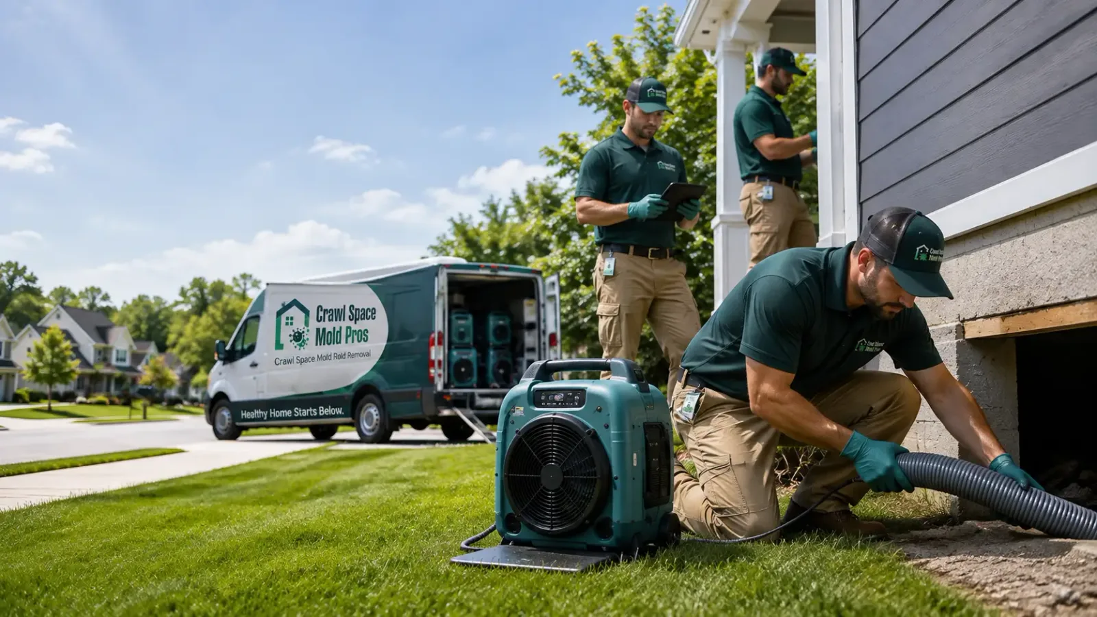 Crawl Space Mold Removal in Spencer, MA